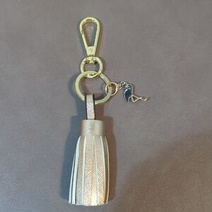 Tassel Purse Charm Keychain Clip Flamingo Gold Rose gold New